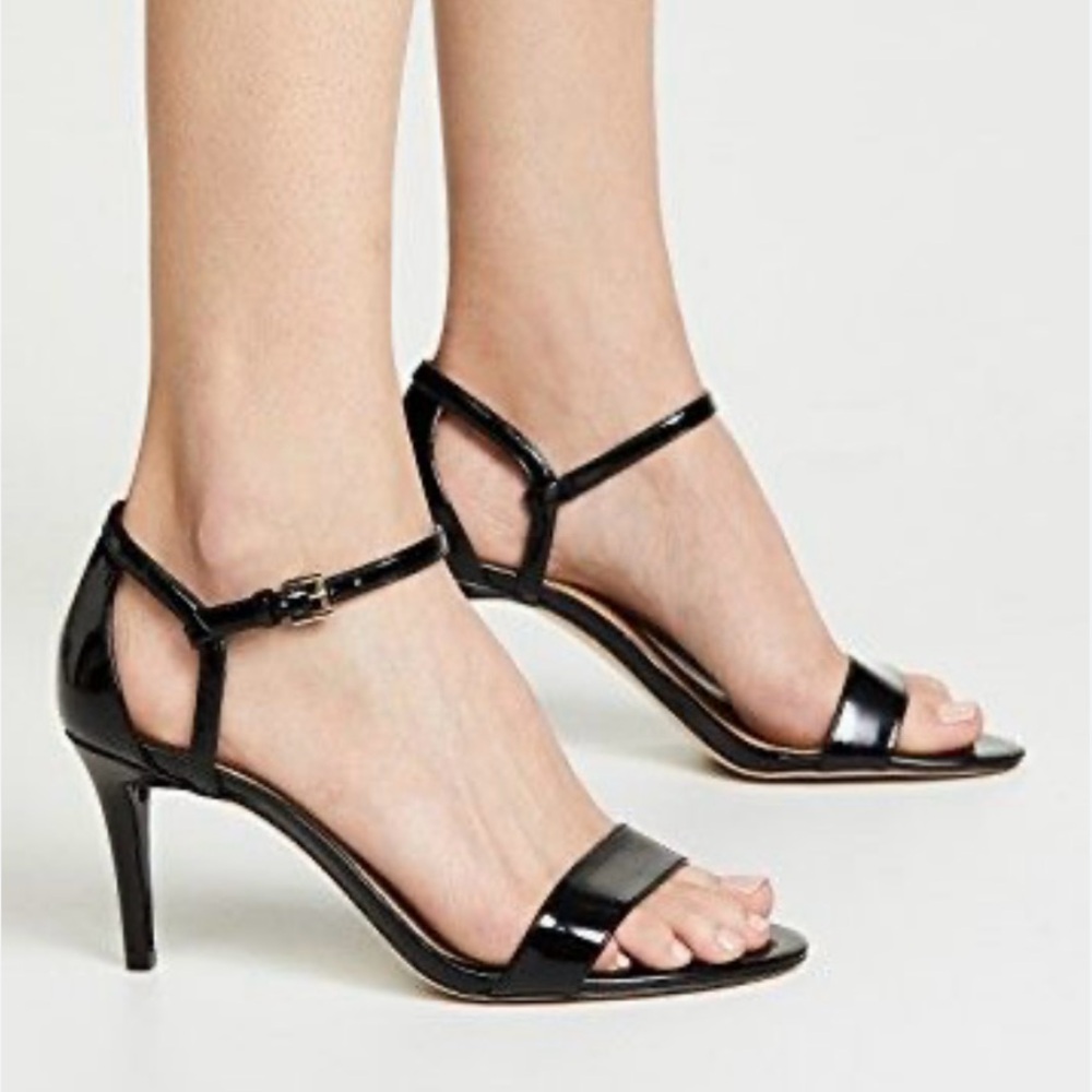 MICHAEL Michael Kors Black Patent Sandals Size 8.5
